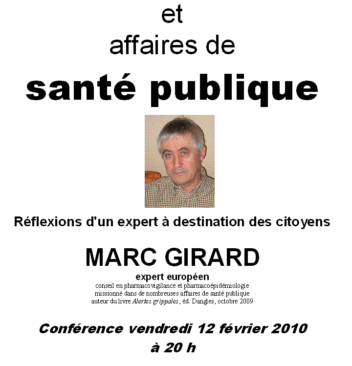 Conférence-débat à Versailles (78000) - Dr Marc Girard